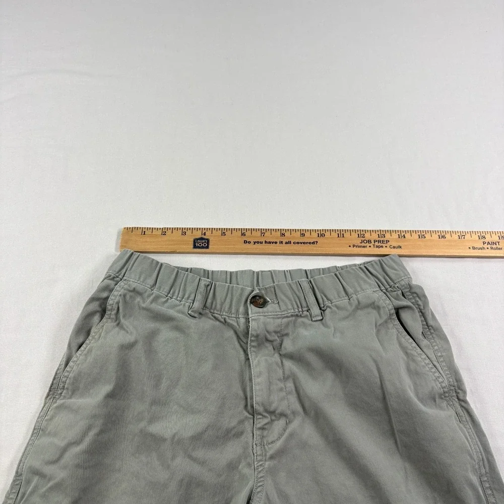 Bear Bottom Pants Mens Medium Gray Jogger Stretch Casual Chino Elastic Waist